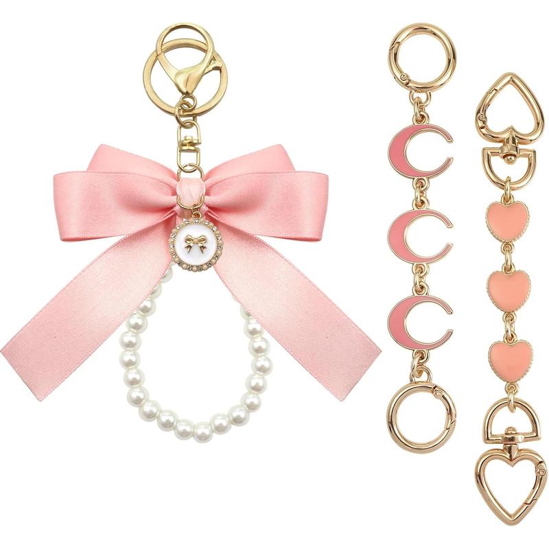 产品测评｜3 件套粉色包链延长配饰套装